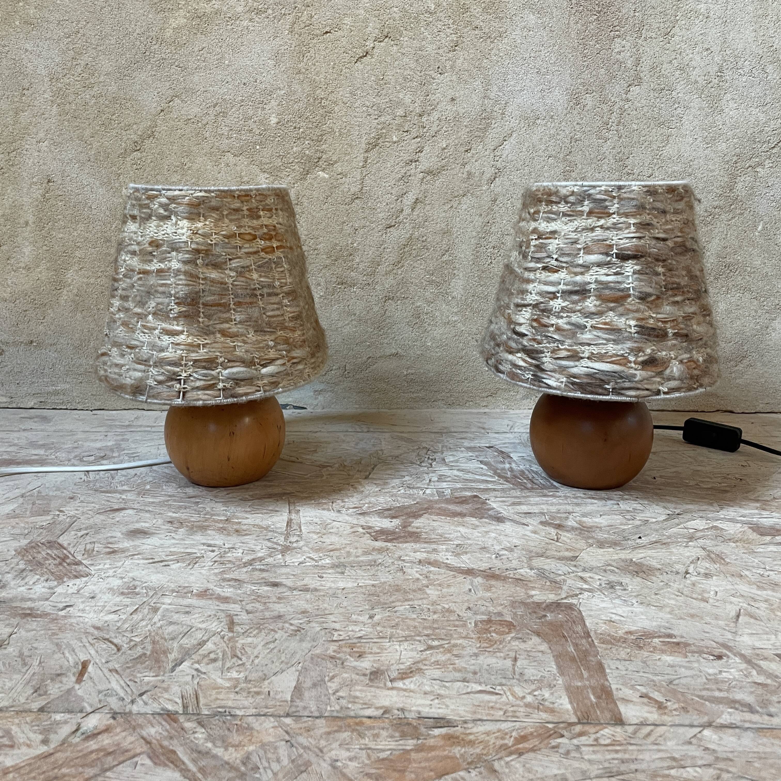 Pair of bedside lamps