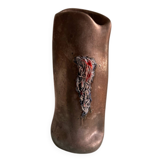 Vase en céramique de forme libre design Idlas