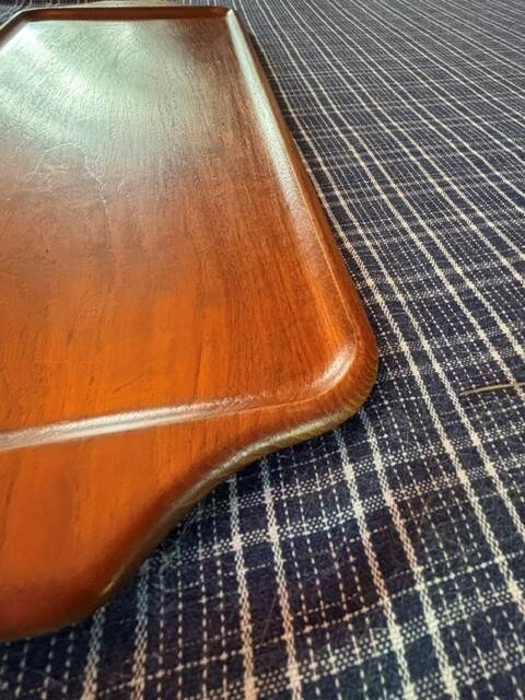 3 teak trays by Karl Holmberg - Sweden 1950s/60s
