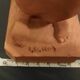 Terracotta sculpture "Kneeling Nude Woman"