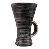 Large ceramic devil pitcher by Mado Jolain, circa 1950