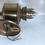Old pair of brass wall light
