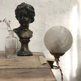 Vintage globe clip lamp