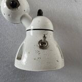 Jielde 2-arm lamp with 1 flexible arm + diffuser