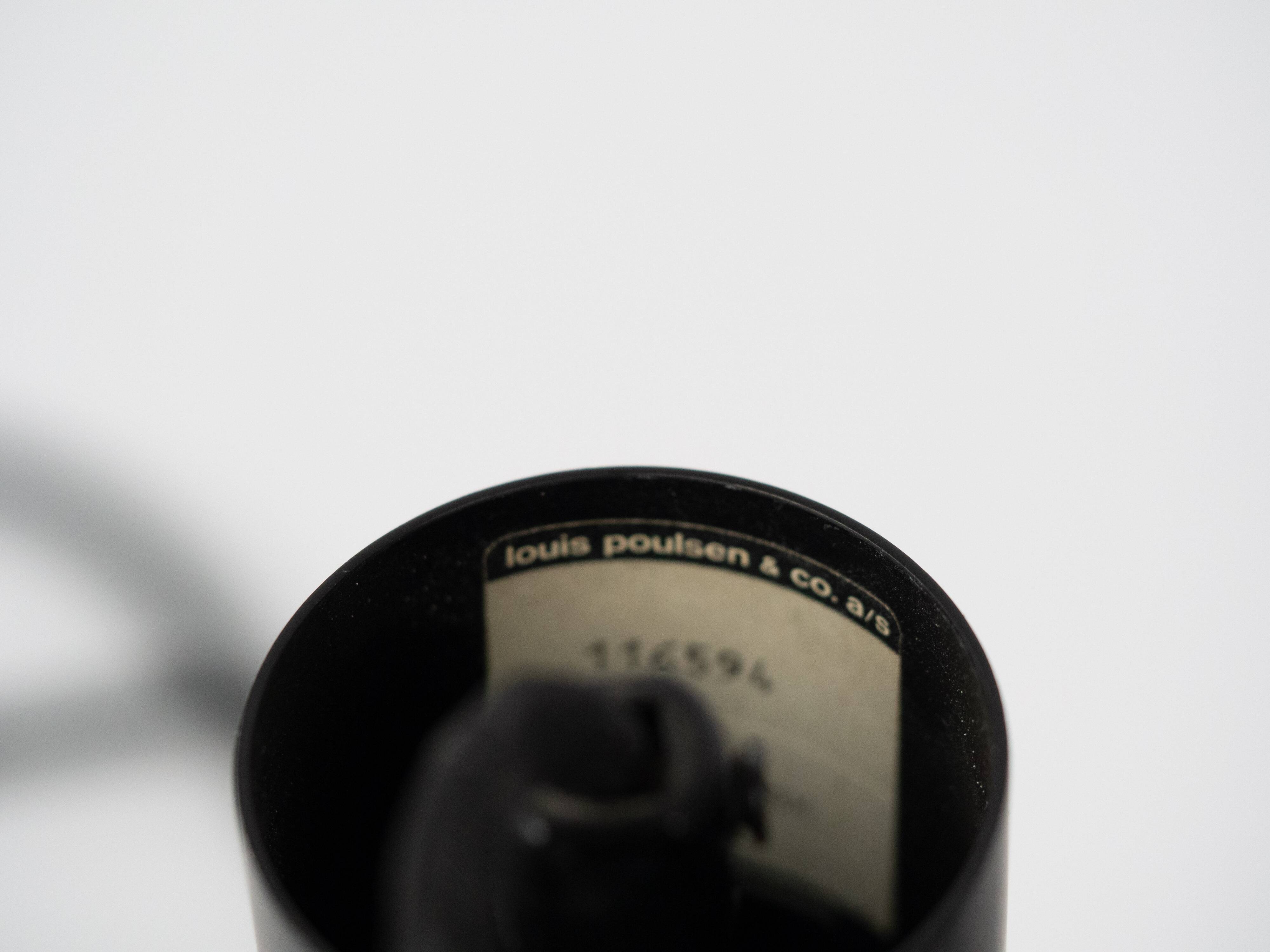 Pair of 2 Danish vintage pendant lamp Louise by Louis Poulsen, 1970s