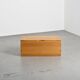 Solid elm chest by Maison Regain, 1970s