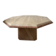 Vintage travertine coffee table