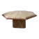 Vintage travertine coffee table