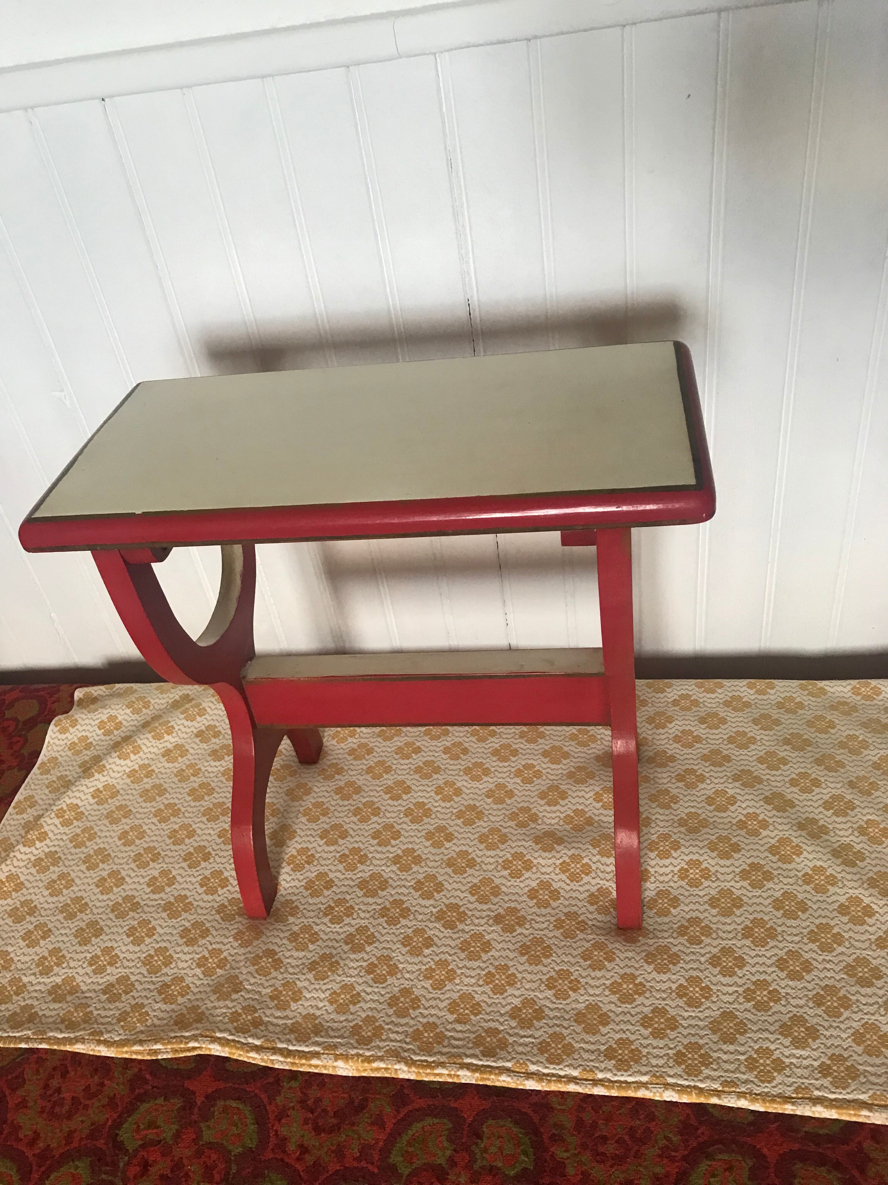 Vintage wooden stool