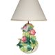 Lampe Chaumette en Barbotine motifs fleurs