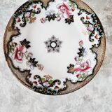 English Ceramic Plate Beech Hancock mod: Jeddo S.XIX Chinese Inspired Floral Patterns