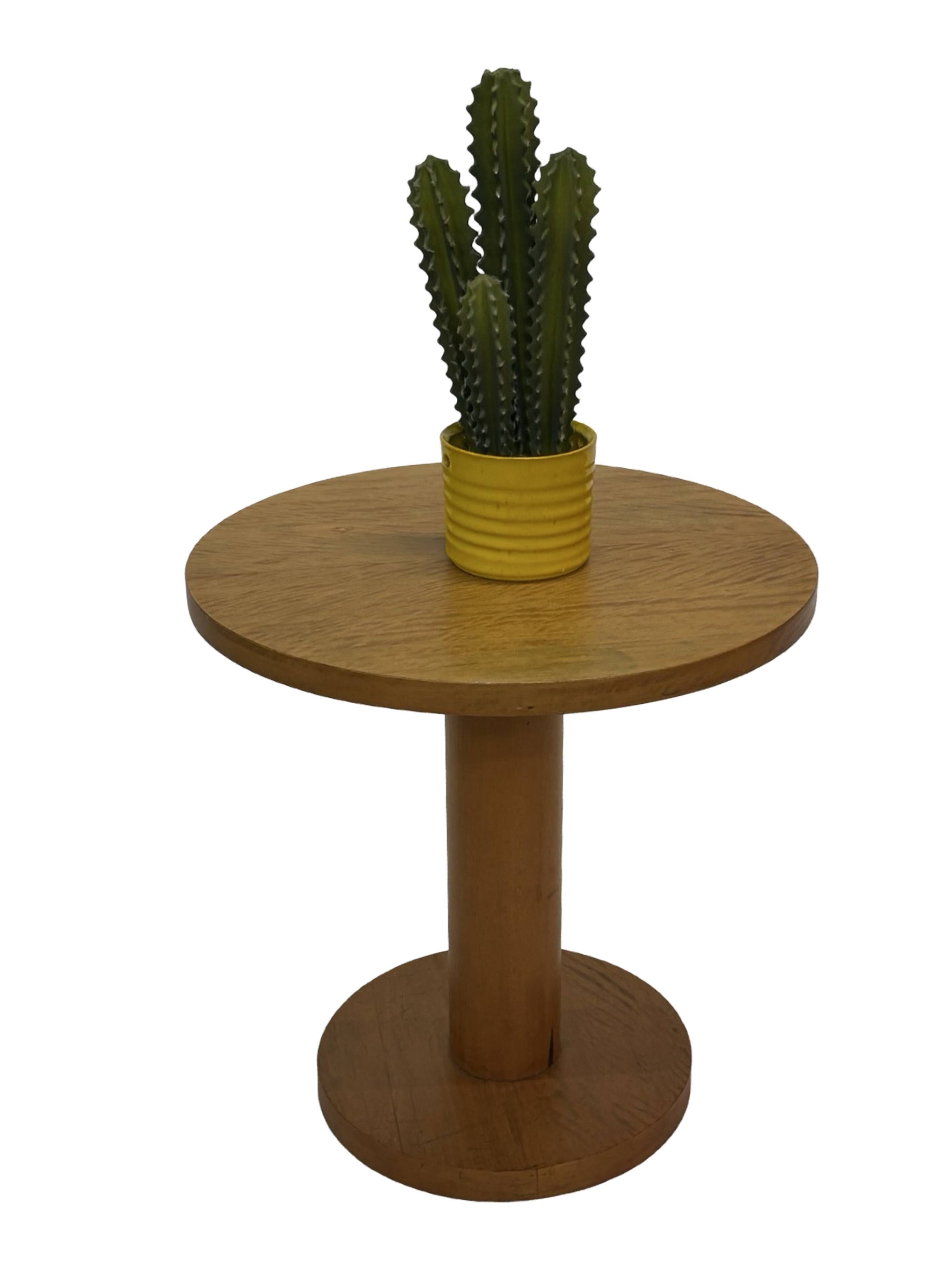 Art Deco Side Table Plant Table Oak 40's Design