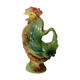 Pichet en barbotine le coq faience de st clement