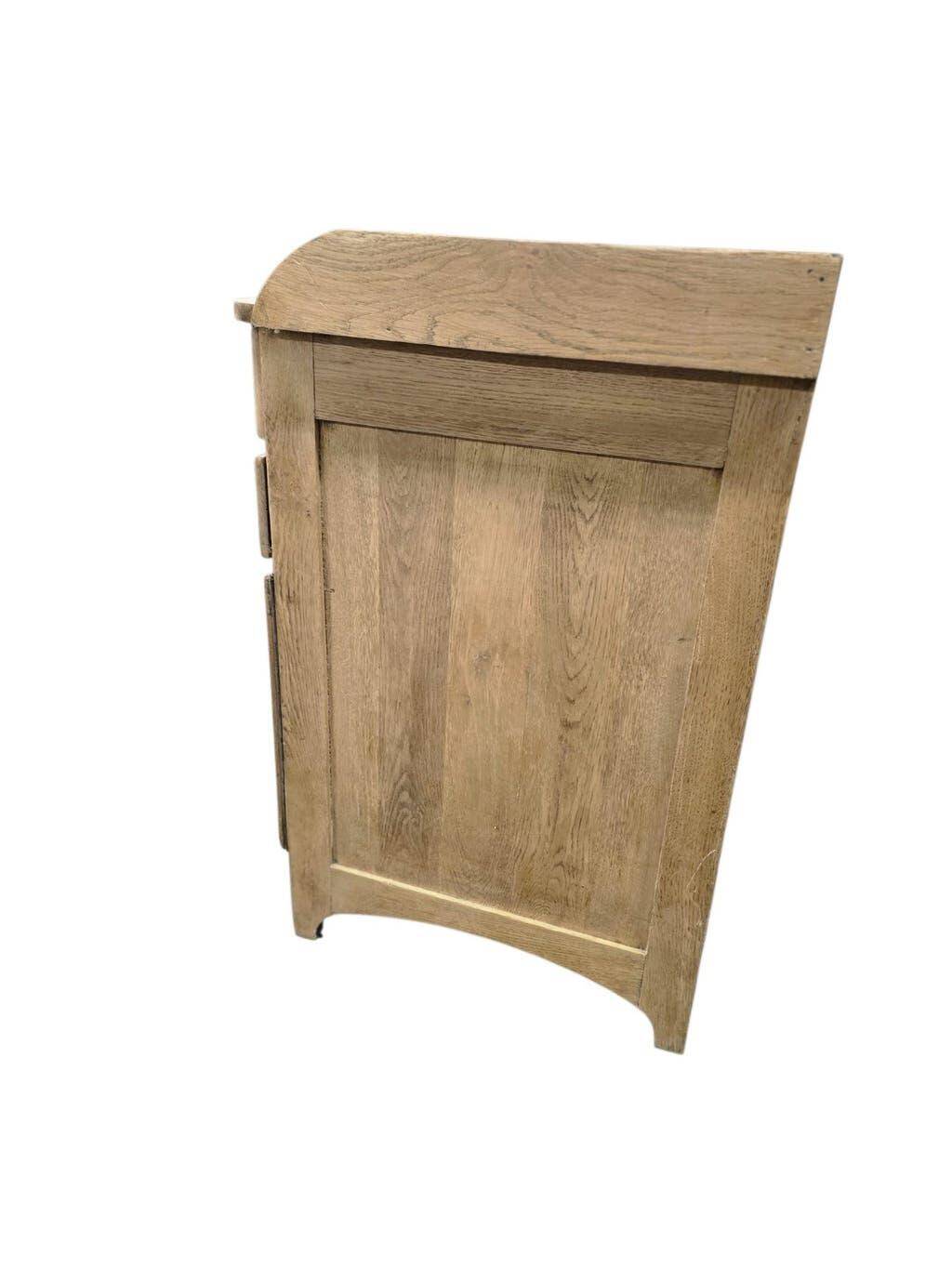 Vintage industrial wooden side table/desk