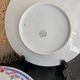 Set of 8 fine porcelain dessert plates from Lamotte France