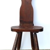 Wooden chair, mountain furniture, 1950s