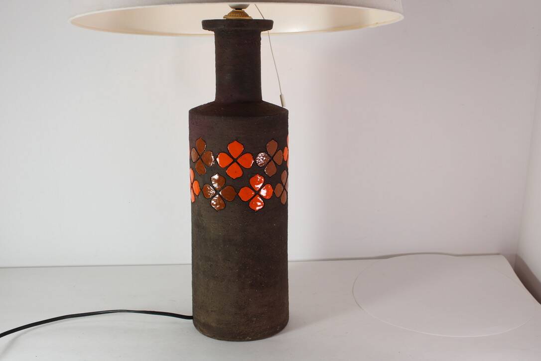 Lampe Aldo Londi Bitossi céramique 1960 vintage Italie