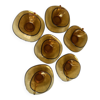 X6 cup and saucer x6 vereco