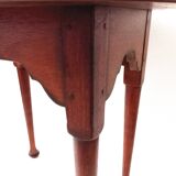Table à thé de style ancien ovale en bois d'érable massif drexel heritage étiquette originale table design 1970