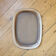 Large rectangular serving dish in Gerzit stoneware, W. Germany - 1970s