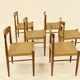 Set of 6 Rosewood Dining Chairs by H.W.Klein for Bramin, Denmark, 1960s