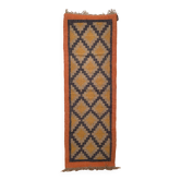 Hand woven jute and cotton floor runner