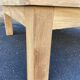 Table basse teck brut vintage