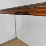 Comptoir de magasin ancien en laiton anglais – modèle étroit avec mesures en yards