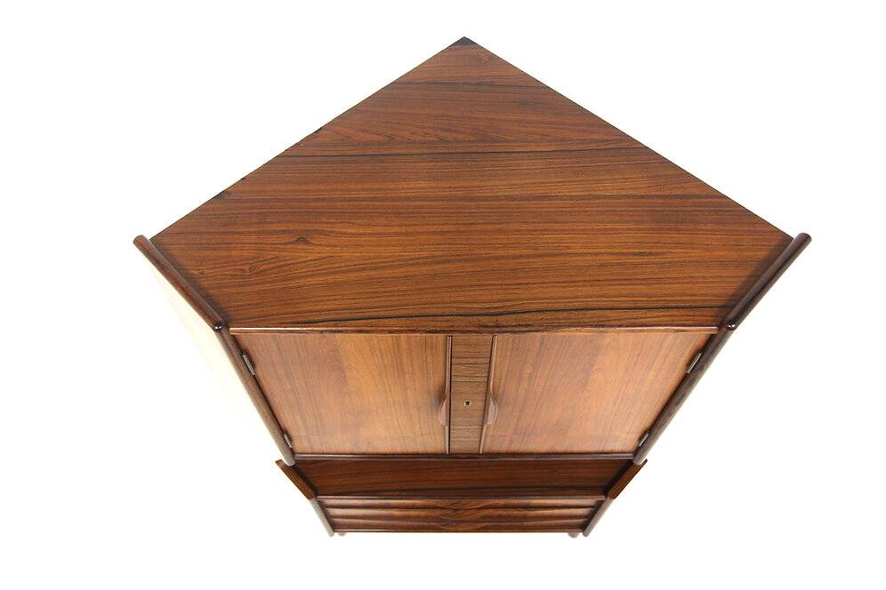 Scandinavian rosewood cabinet, Gunni Oman, Denmark, 1960