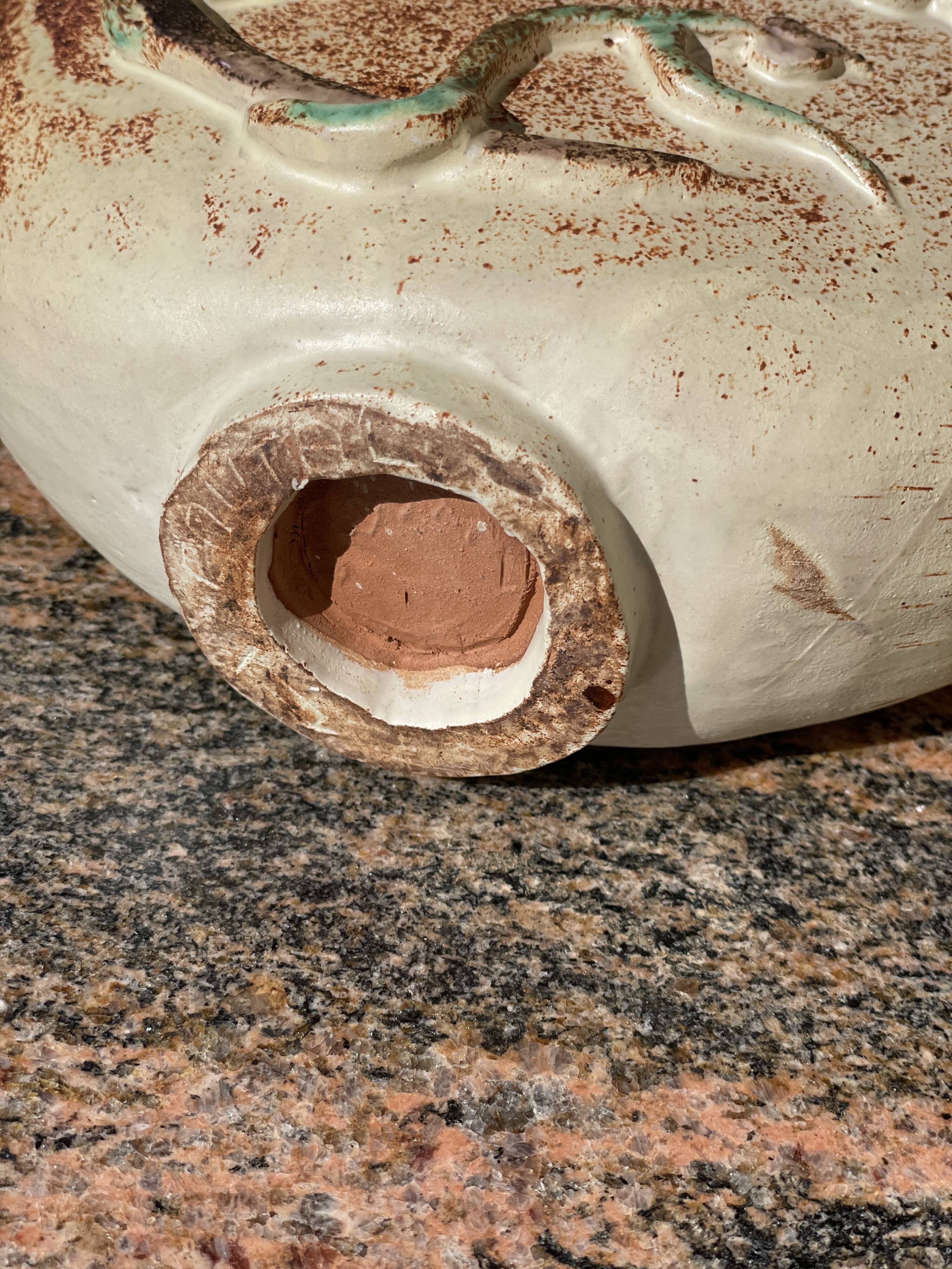 Flat gourd-shaped vase