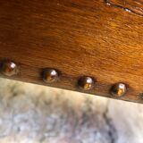 Pair of studded nesting tables and 1930