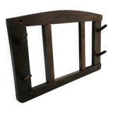 Art Deco wall hanger with mirror, Denmark, 1930s.