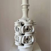 Lampe en céramique de poterie danoise, années 1960