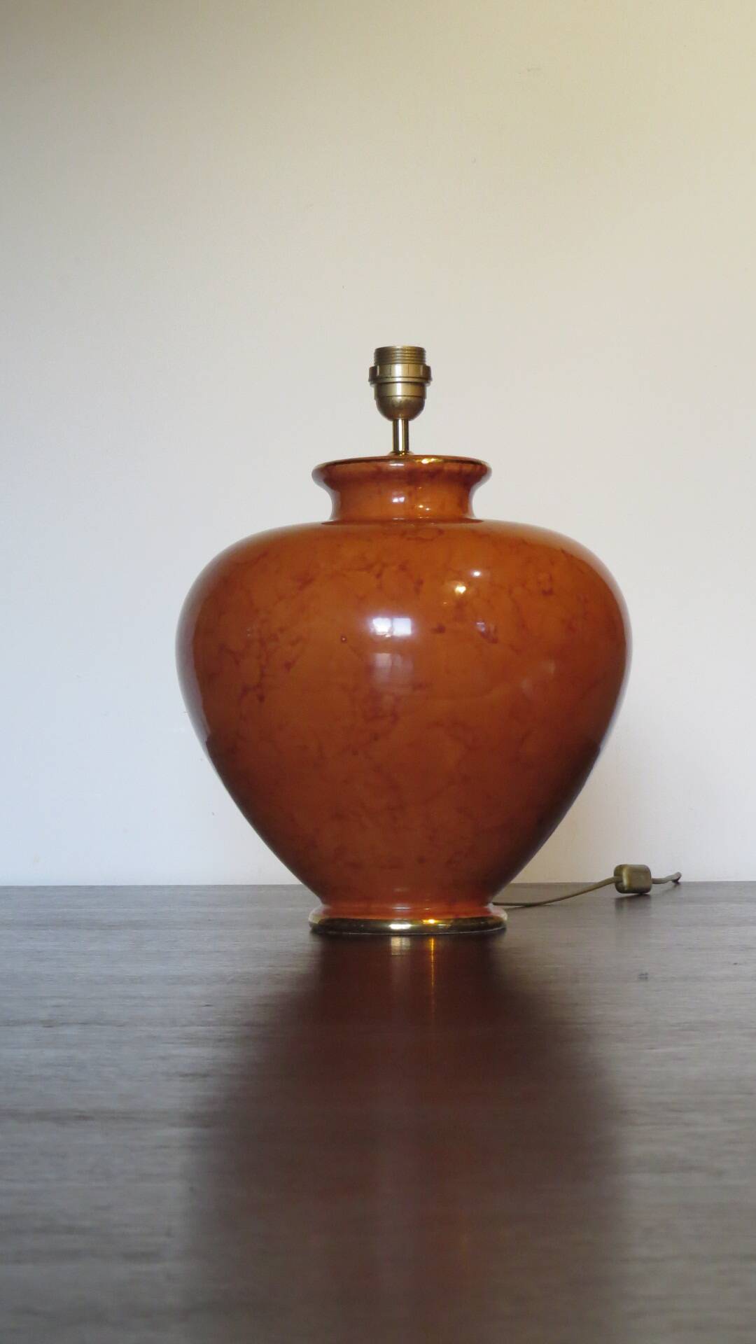 Large ceramic lamp base from the 70's,
