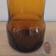 Amber glass vase, 1970s