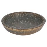 Mid-Century Modern Brown Stoneware Rubus Bowl by Gunnar Nylund for Rörstrand