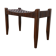 Tabouret en cuir du milieu du siècle