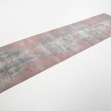 3x10 Rug For Kitchen Old Antique Turkish Runner Rug, 83x316Cm SK 5210