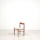 2 chaises de salle à manger en teck par HW Klein pour Bramin Mobler