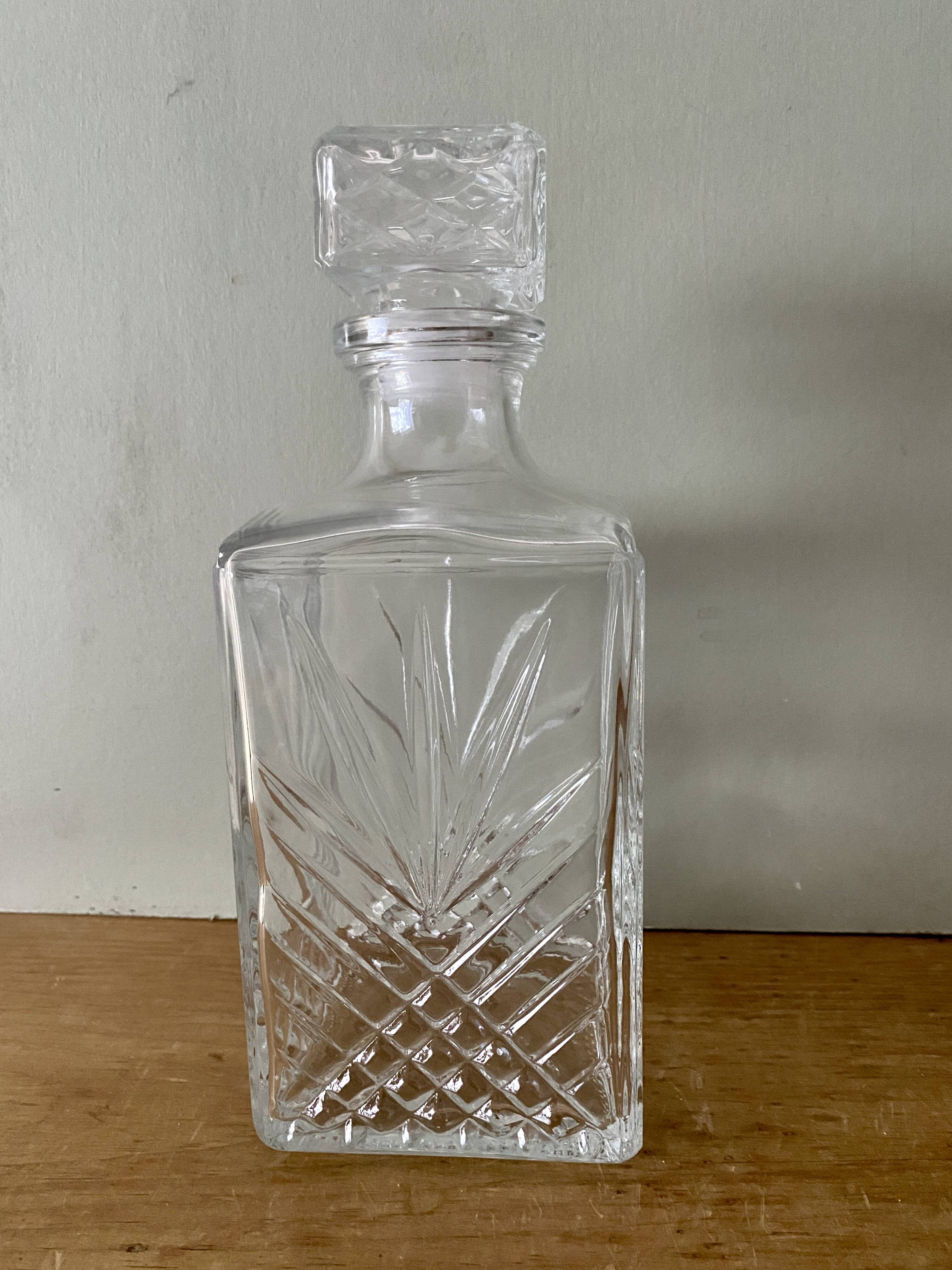Vintage whiskey decanter
