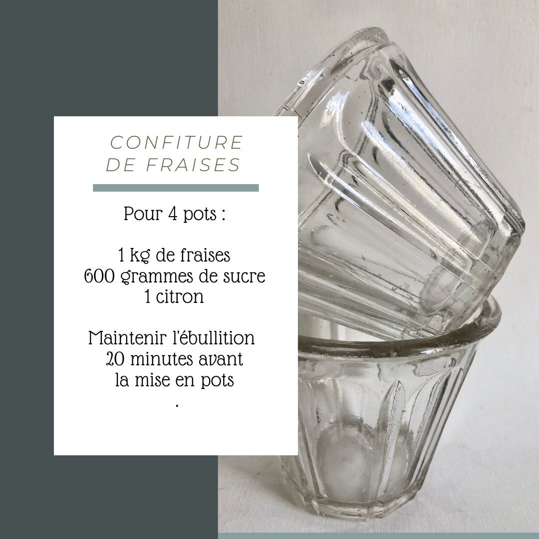 Old jam jar - diameter 12 cm