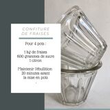 Old jam jar - diameter 12 cm