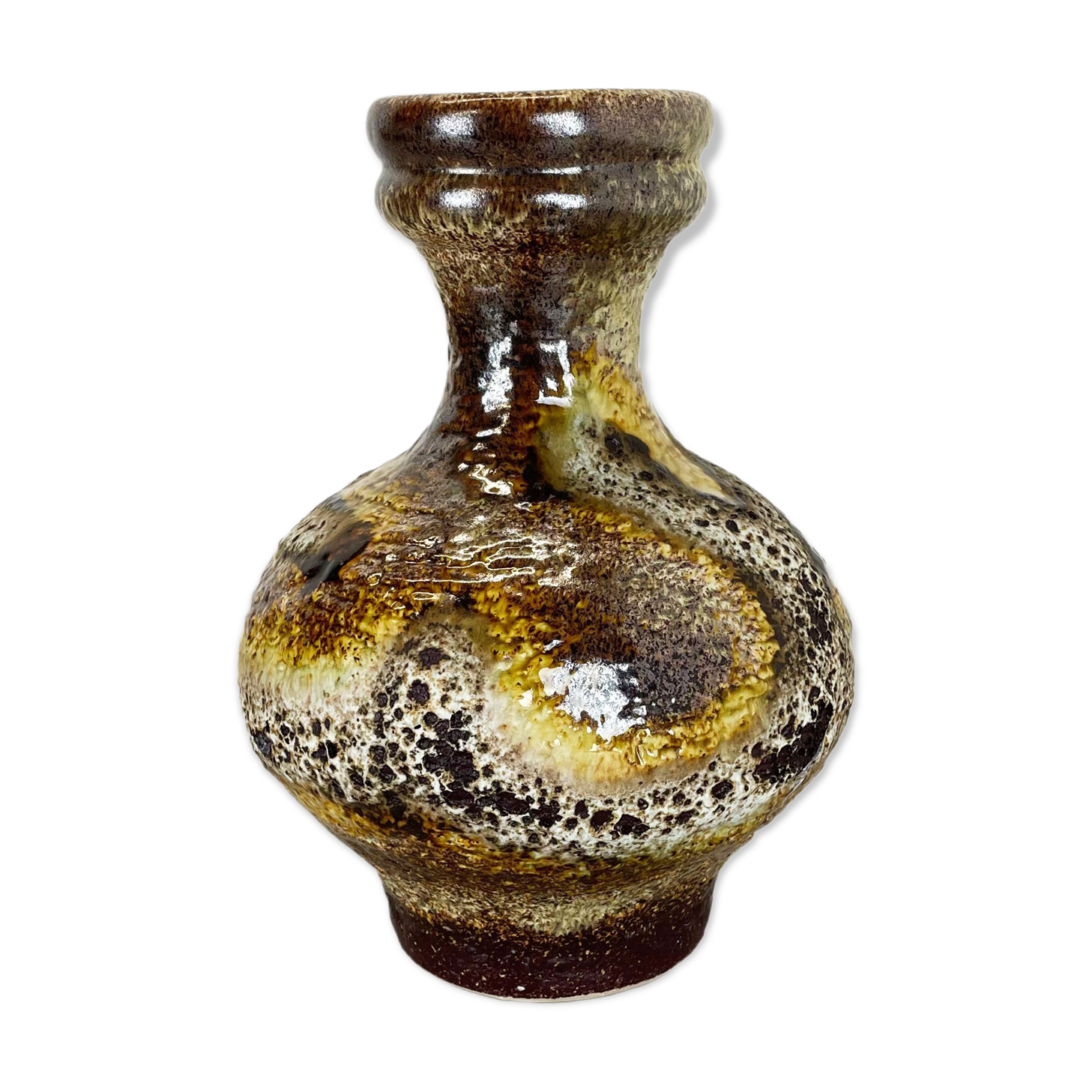 Super Rare Fat Lava Ceramic Pottery Vases by Dümler and Breiden, Germany, 1970s