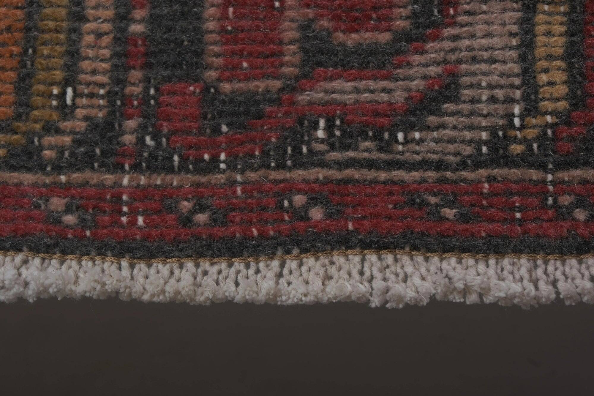 Vintage Turkish hallway rug 91x285 cm