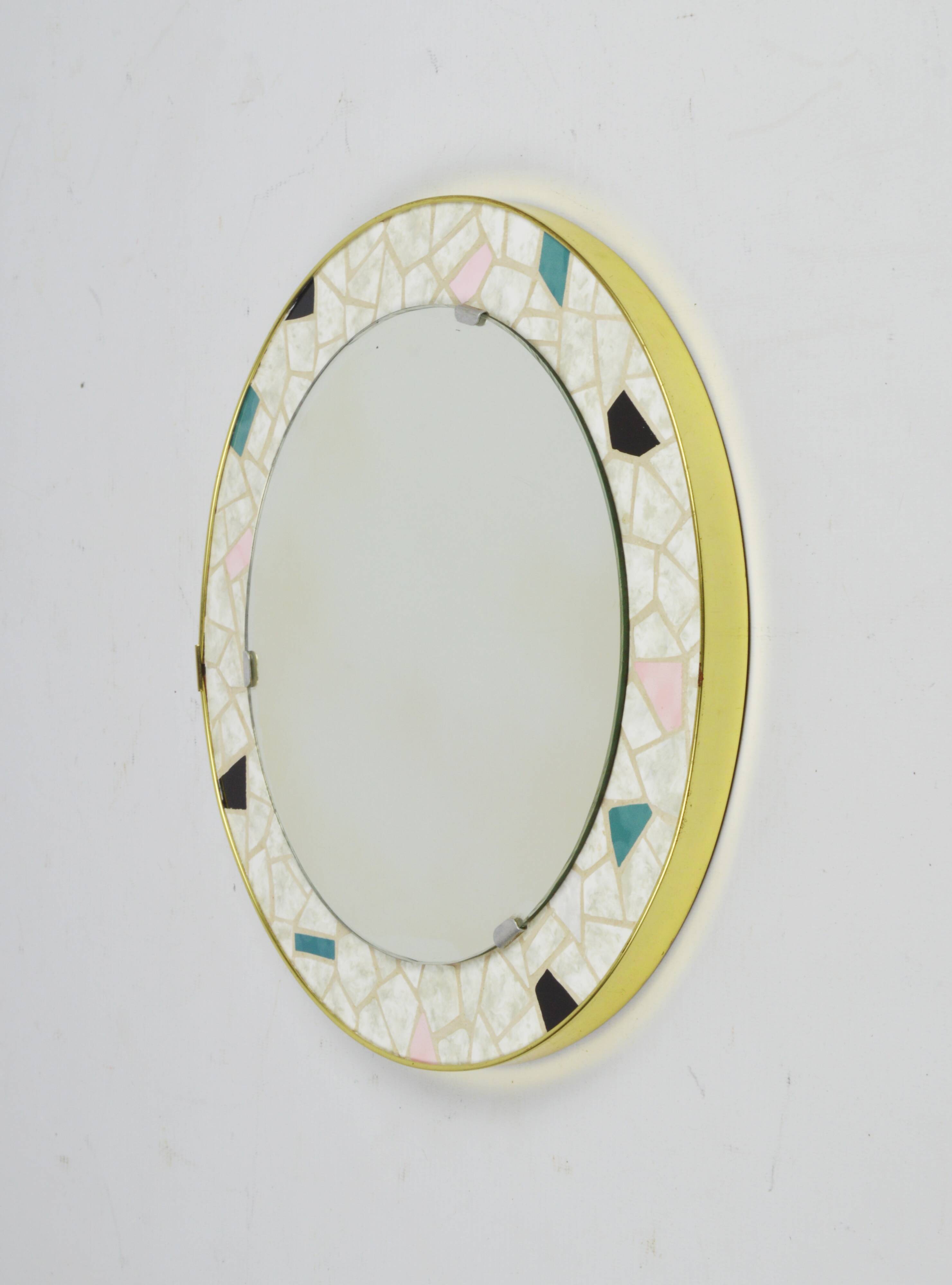 Mirror with mosaic, 1970s