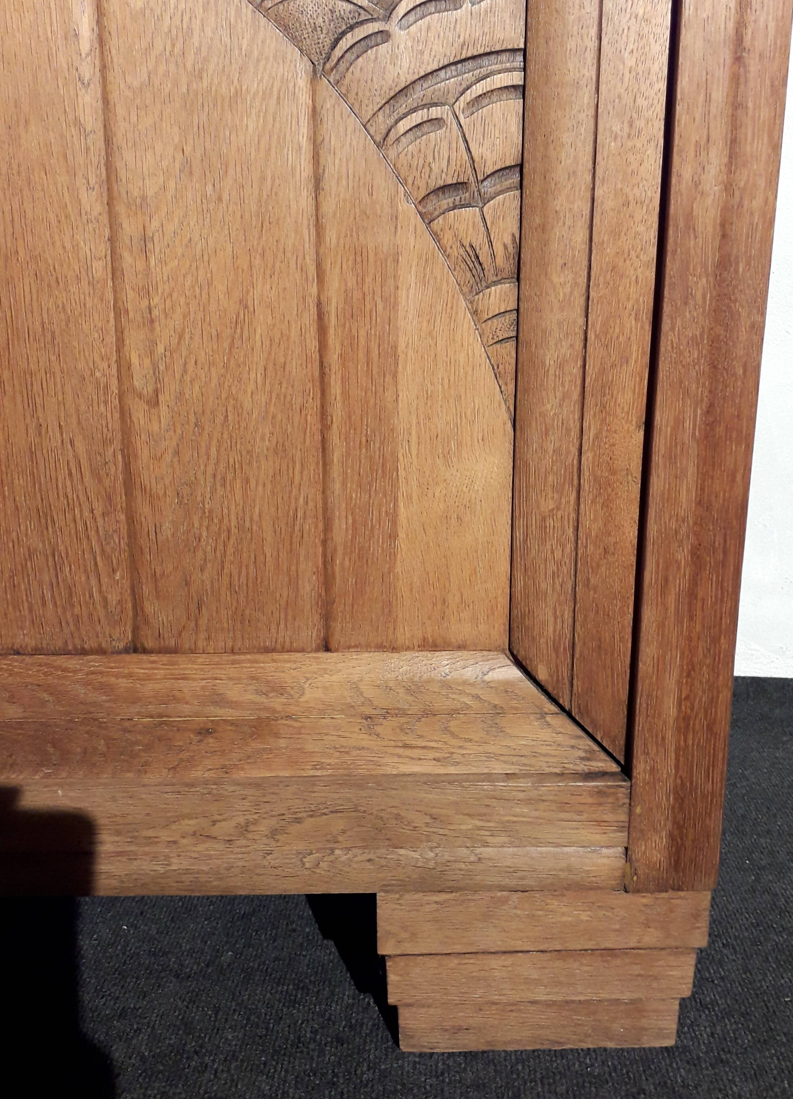 Art deco buffet on marble