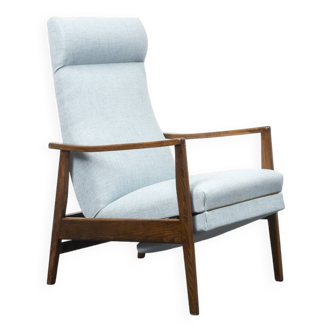 Fauteuil relax, vintage années 50, refait à neuf