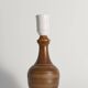 Brown Stoneware Table Lamp, Model number 59617, by Scheurich West Germany 1960s