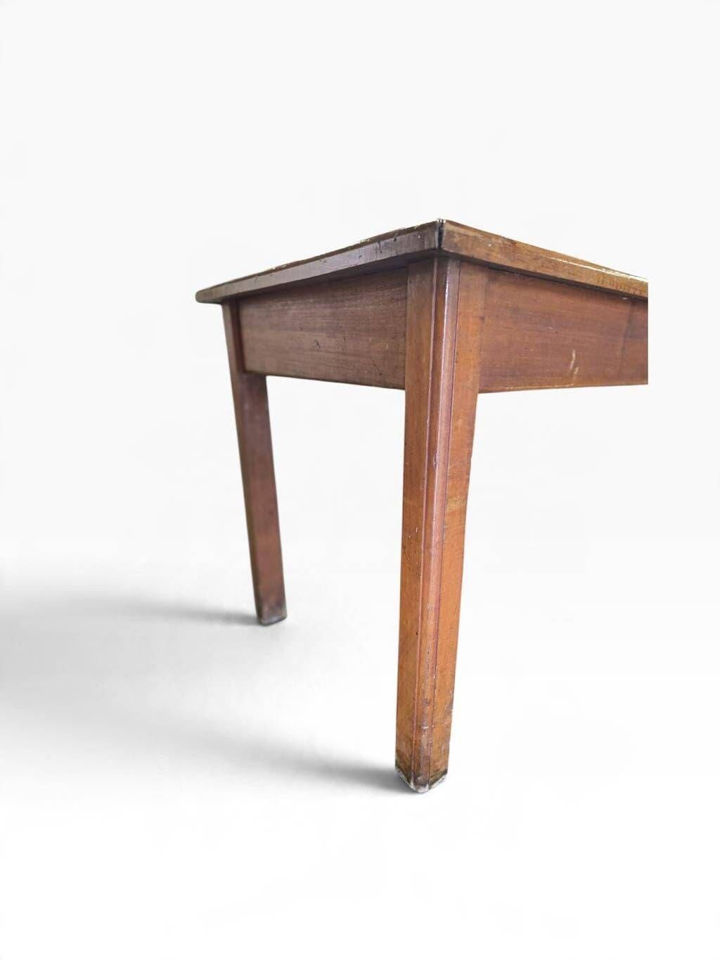 XL vintage solid wood dining table / farmhouse table