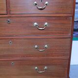 English chest of drawers mahogany XIX